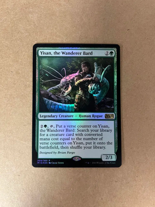 MTG TCG Yisan the Wanderer Bard Magic 2015 Legrndary Creature FOIL RARE NM