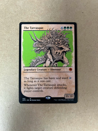 MTG TCG The Tarrasque Showcase AFR 333 Legendary Creature Dinosaur Mythic Rare NM