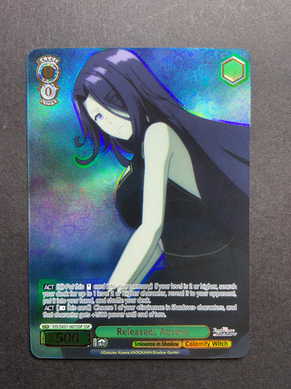Weis Schwarz Released, Aurora (SSP) - The Eminence in Shadow NM