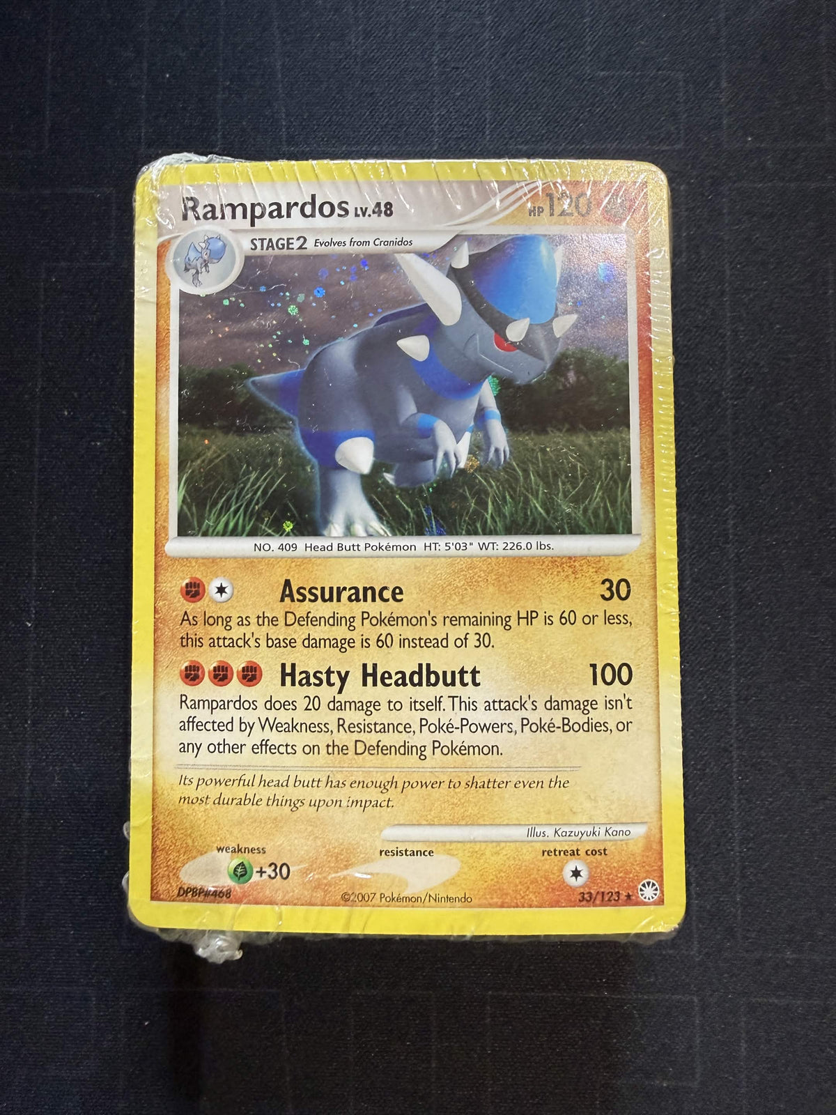 Pokemon Rampardos 33/123 Cosmos Holo Rare Deck Exclusive (Sealed Deck)