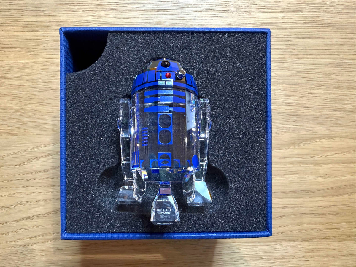 Swarovski Star Wars R2-D2 Crystal Figurine In Box With Papers