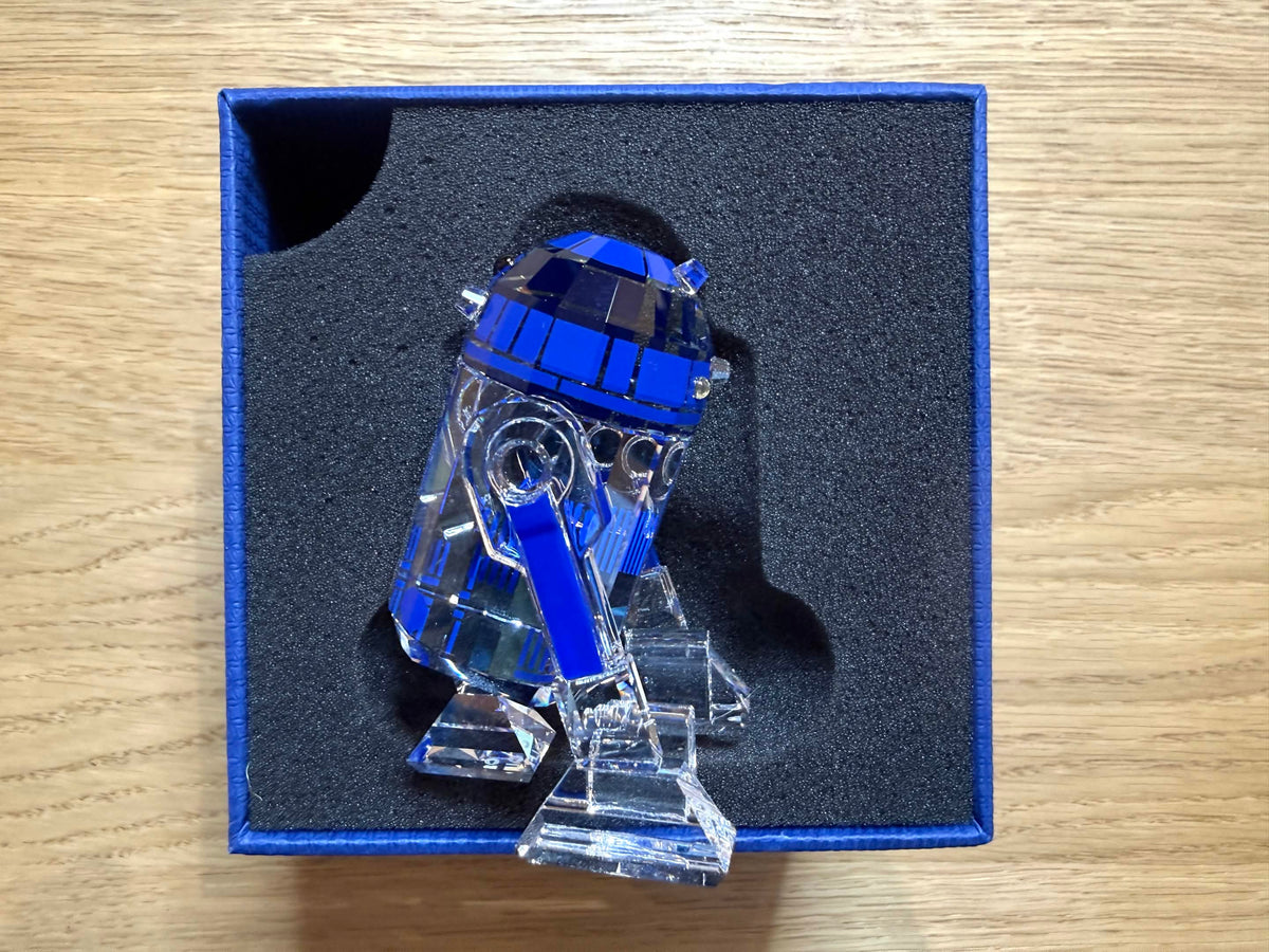 Swarovski Star Wars R2-D2 Crystal Figurine In Box With Papers