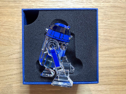Swarovski Star Wars R2-D2 Crystal Figurine In Box With Papers