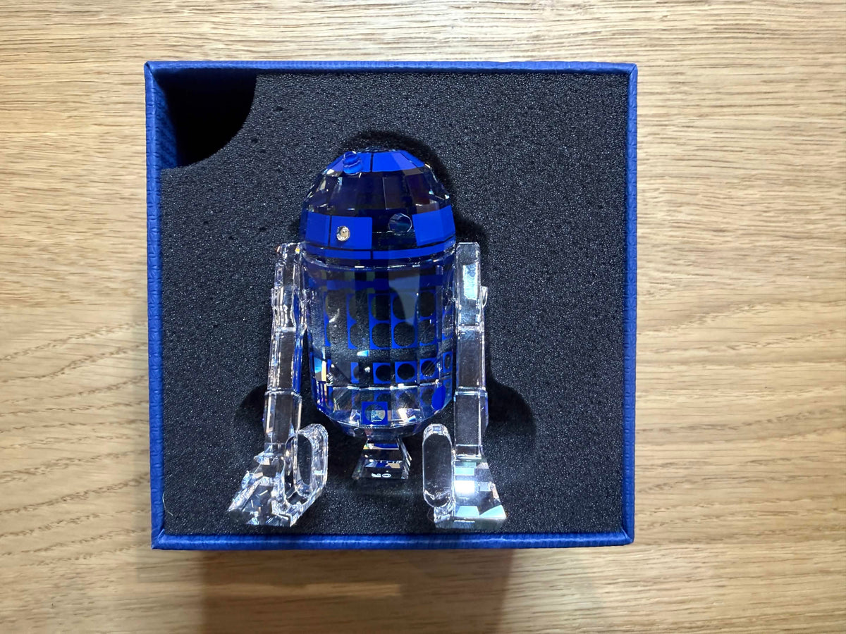 Swarovski Star Wars R2-D2 Crystal Figurine In Box With Papers