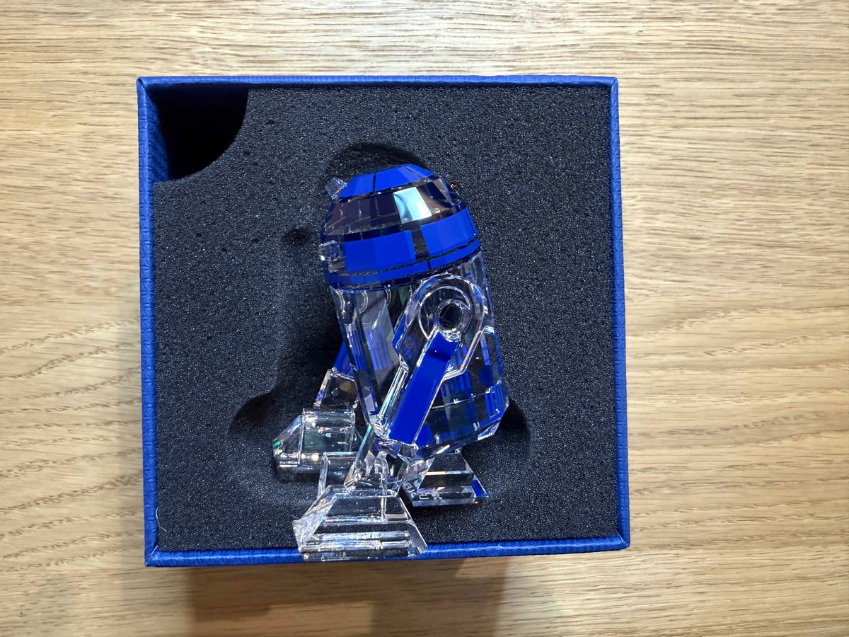 Swarovski Star Wars R2-D2 Crystal Figurine In Box With Papers