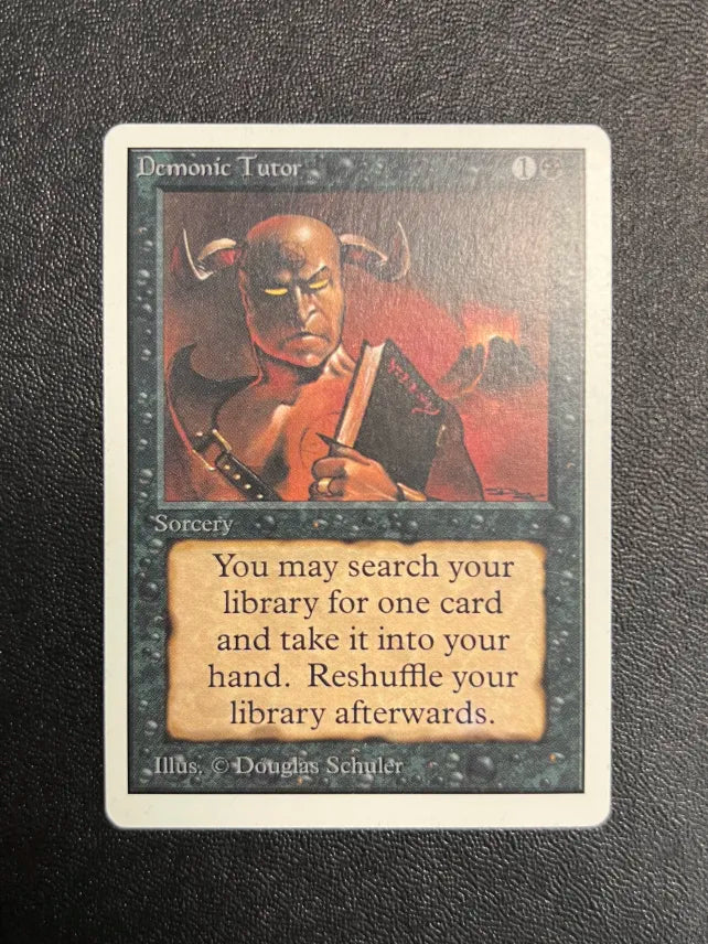 Magic The Gathering Demonic Tutor Unlimited MP