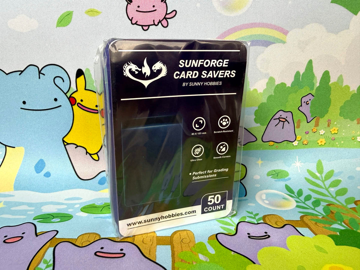 Sunny Hobbies SUNFORGE Semi Rigid Graded Card Saver 50ct