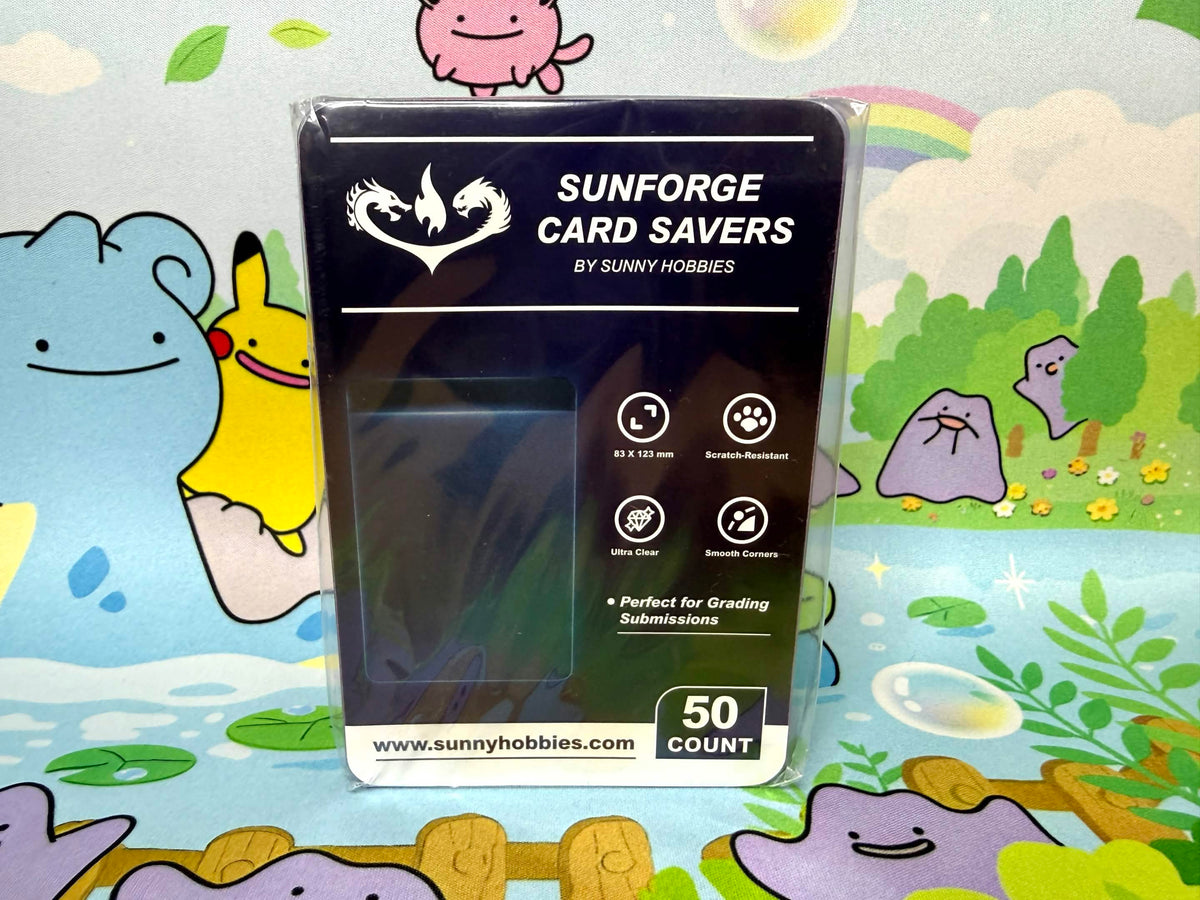 Sunny Hobbies SUNFORGE Semi Rigid Graded Card Saver 50ct