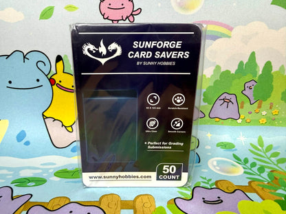 Sunny Hobbies SUNFORGE Semi Rigid Graded Card Saver 50ct
