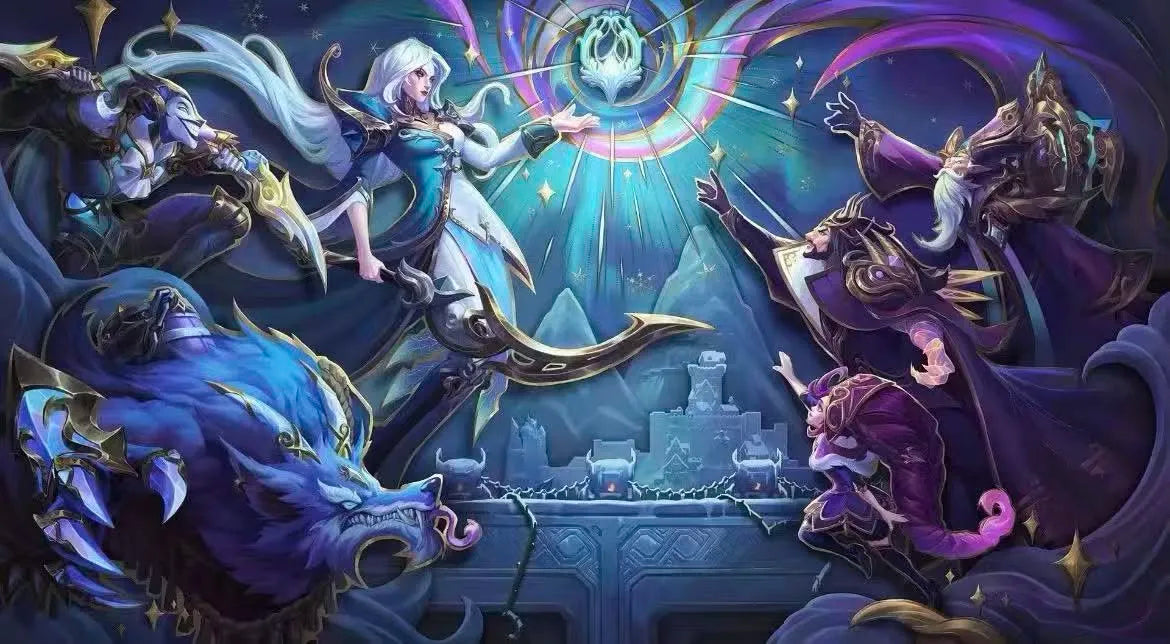 League of Legends – Winterblessed Binder Unofficial 9 Pocket Zippered Binder 360 Slot