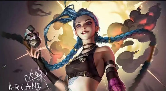 League of Legends - Jinx Binder Unofficial 9 Pocket Zippered Binder 360 Slot