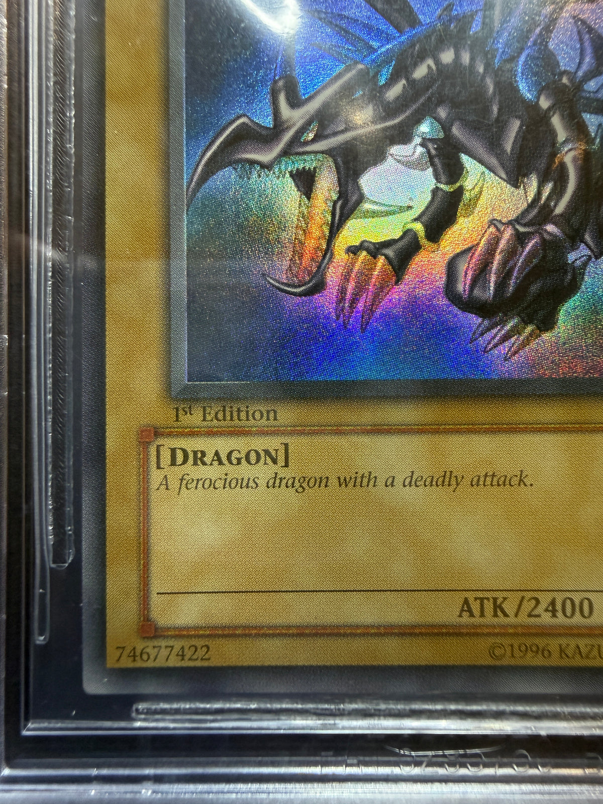 Yugioh Red-Eyes B. Dragon LOB-070 1st Edition Ultra Rare BGS 8.5