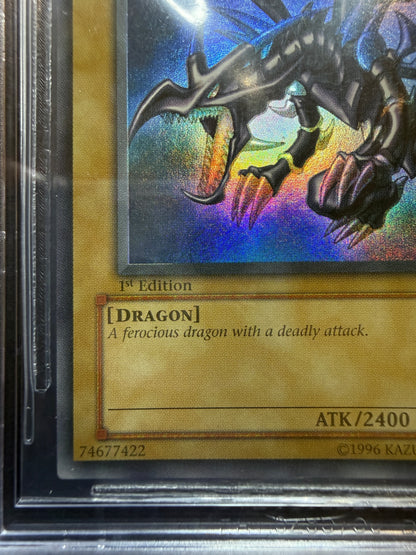 Yugioh Red-Eyes B. Dragon LOB-070 1st Edition Ultra Rare BGS 8.5