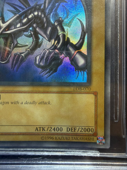 Yugioh Red-Eyes B. Dragon LOB-070 1st Edition Ultra Rare BGS 8.5