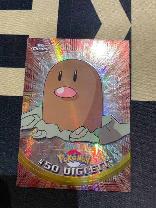 Topps Diglett #50 Pokemon Spectra-Chrome NM