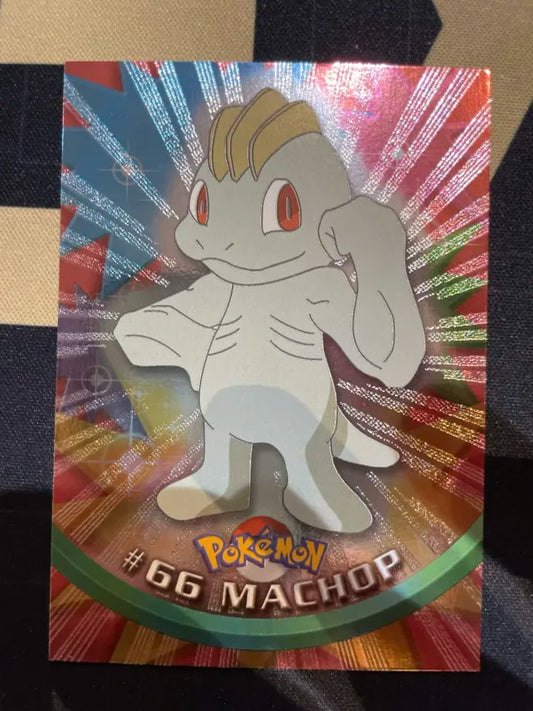 Topps Machop #66 Holo Pokemon NM