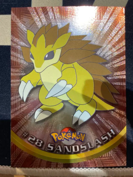 Topps Sandslash #28 Holo Pokemon NM