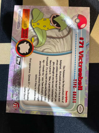Topps Victreebell #71 Holo Pokemon LP