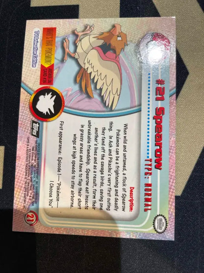 Topps Spearow #21 Holo Pokemon LP