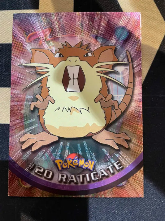 Topps Raticate #20 Holo Pokemon LP