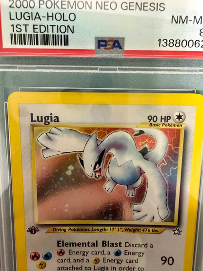 POKEMON 2000 NEO GENESIS 1ST EDITION #9 LUGIA HOLO 1ST EDITION PSA 8.5