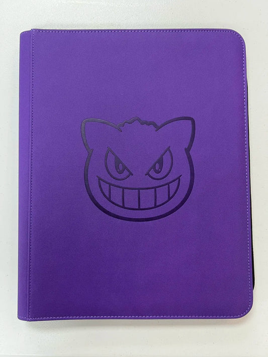 Pokemon Gengar 3x3 Zippered Binder