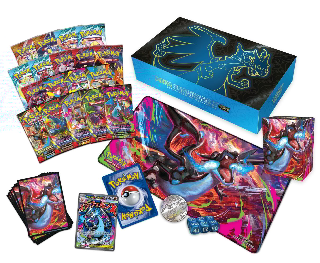 POKEMON Mega Charizard X EX Ultra Premium Collection UPC