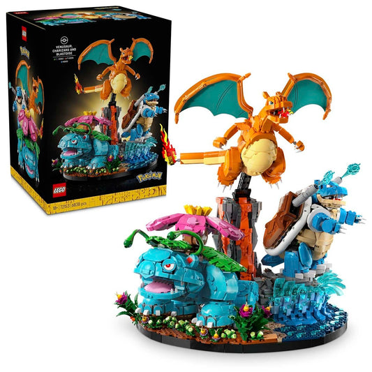 LEGO Pokemon Venusaur Charizard & Blastoise