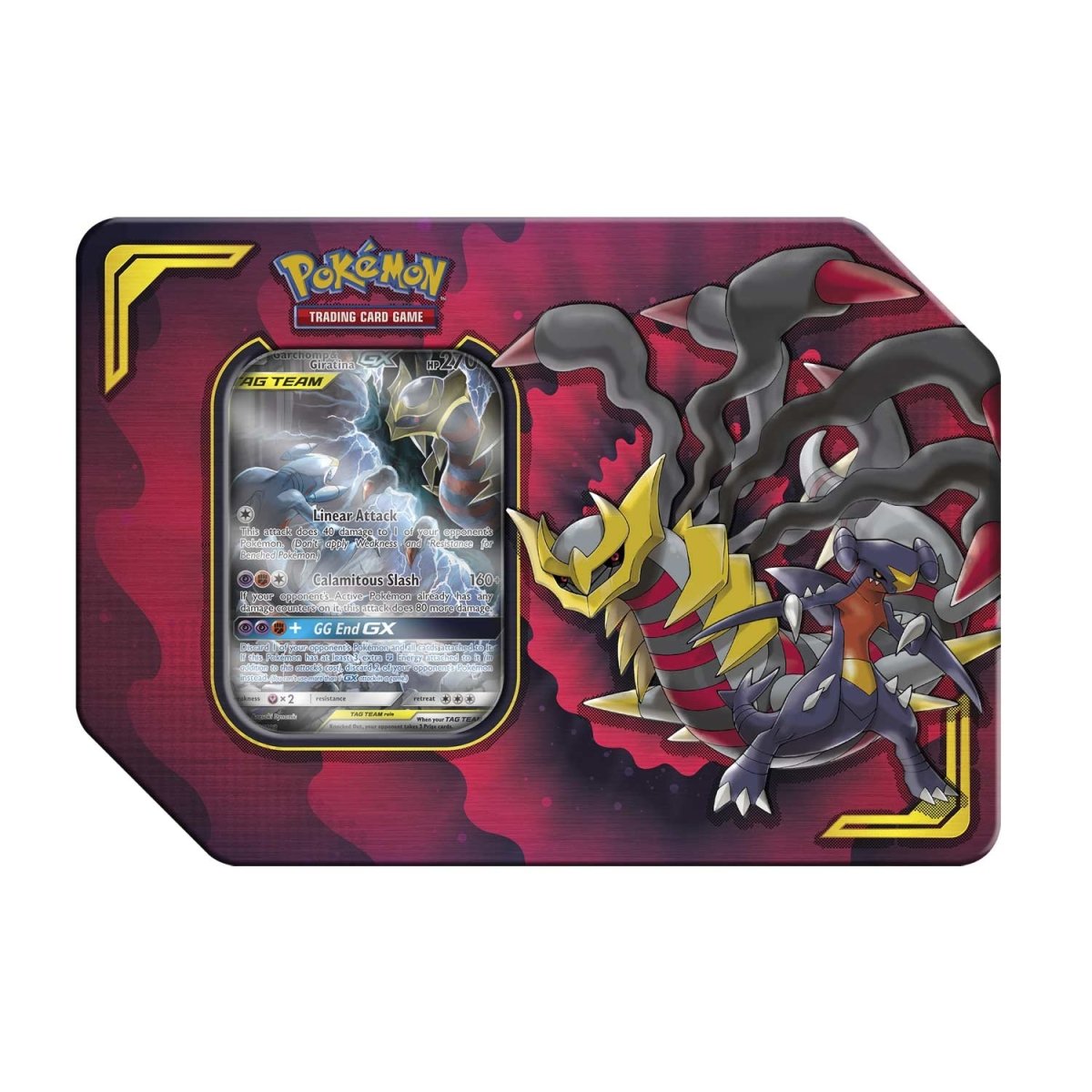 POKEMON Giratina & Garchomp GX Tag Team Tin