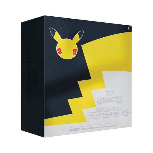 Pokemon Celebrations Elite Trainer Box ETB Pokemon Center Exclusive