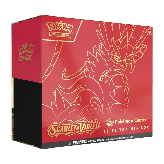 Pokemon Scarlet & Violet Base Pokemon Center Elite Trainer Box Koraidon