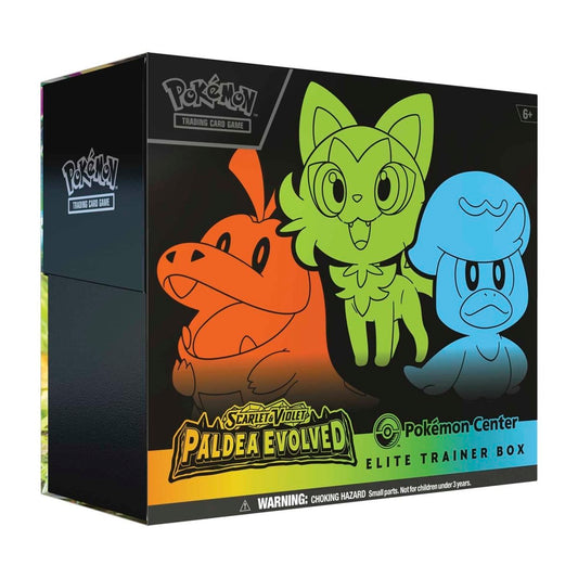 Pokemon Paldea Evolved Pokemon Center Elite Trainer Box