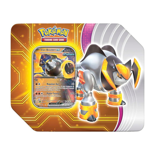 POKEMON Paradox Destinies Tin Iron Boulder EX
