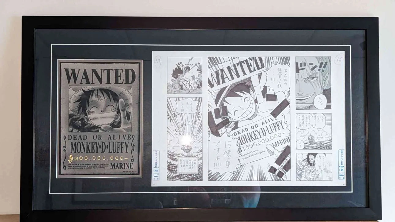 One Piece SEALED Luffy 1.5 Billion Manga Manuscript Replica [See description]