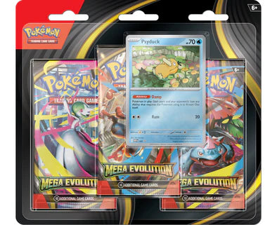 Pokemon Mega Evolution Base Set Blister 3 Pack (Psyduck/Golduck)