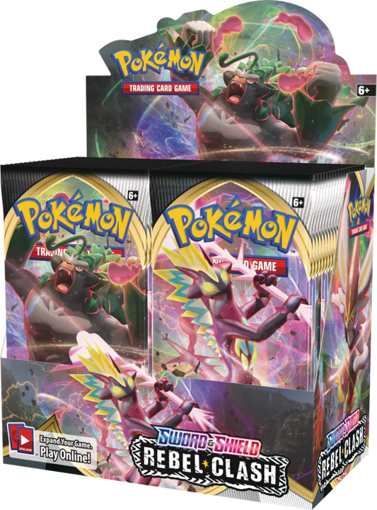 POKEMON - Rebel Clash Booster Box (w)