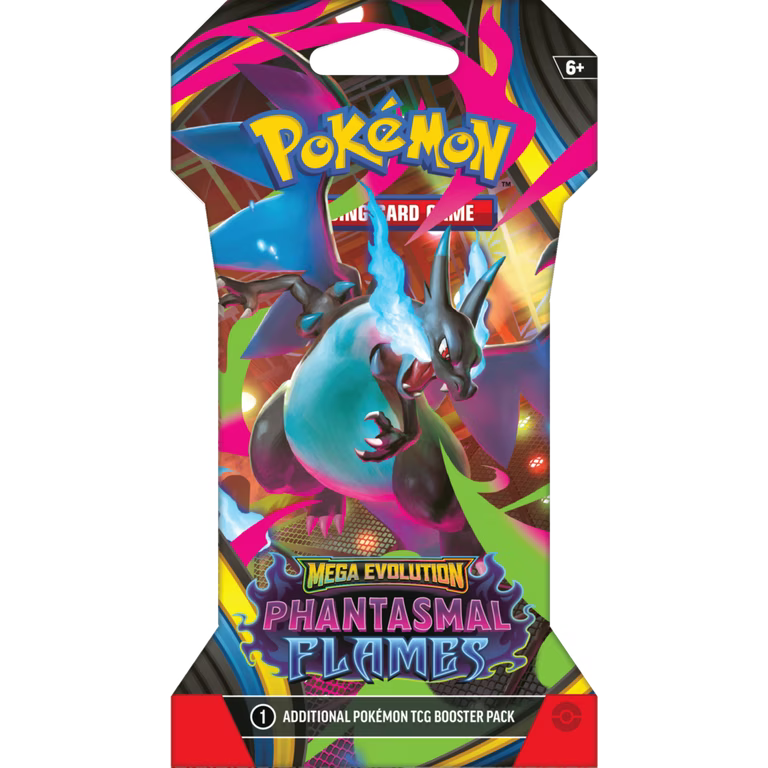 POKEMON Mega Evolution Phantasmal Flames Sleeved Booster Pack