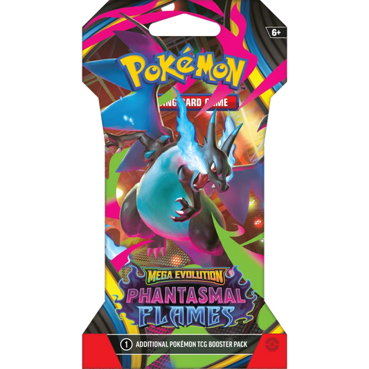 POKEMON Mega Evolution Phantasmal Flames Sleeved Booster Pack