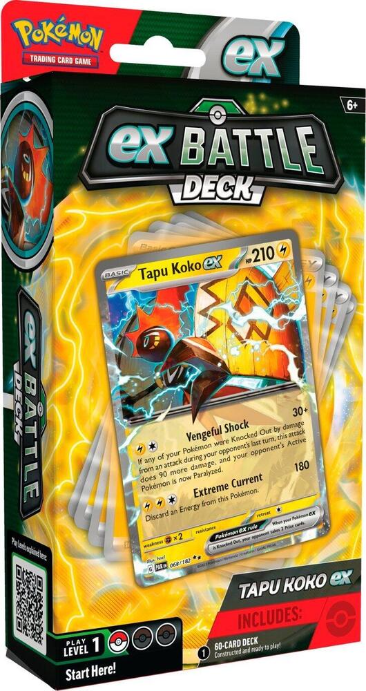 Pokemon EX Battle Deck Tapu Koko