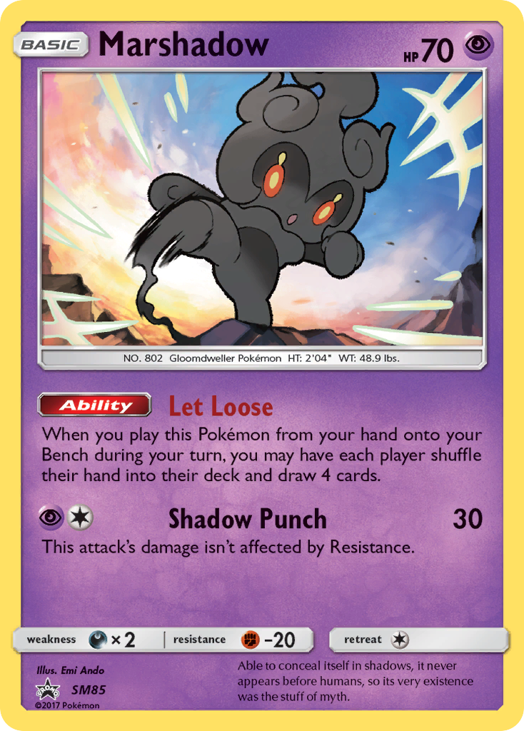 Marshadow - SM85 SM85/248 - SM Promos Holofoil