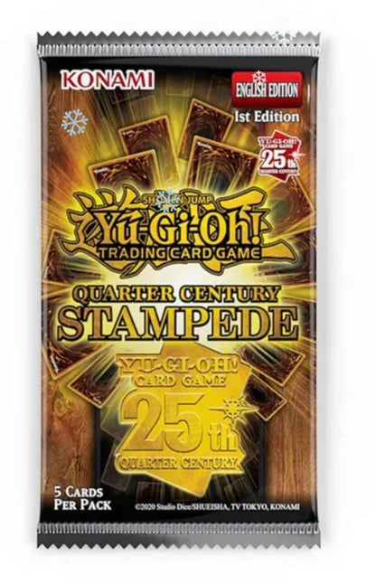 [PRE ORDER April 2025] Yugioh Quarter Century Stampede Booster Box