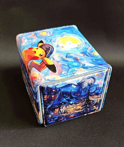 Pokemon Van Gogh Pikachu Pleather Magnetic Deck Box (unofficial)