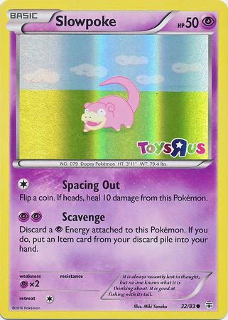 Slowpoke - 32/83 (Toys R Us) 32 - Miscellaneous Cards & Products Holofoil