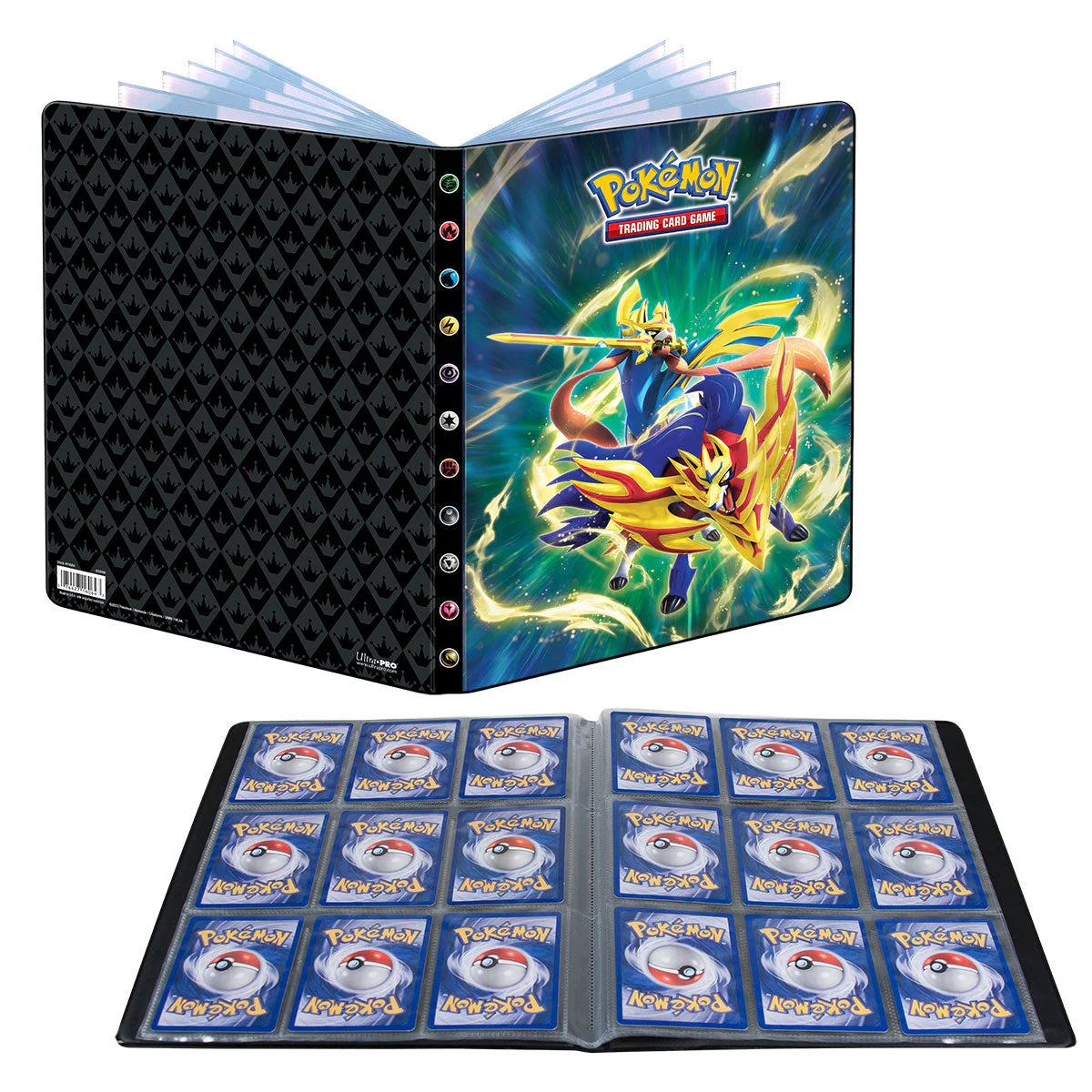 Pokemon Crown Zenith SWSH 12.5 Binder (Zacian Zamazenta) (w)