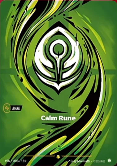 Calm Rune (R02a) (R02a) - Vendetta Foil