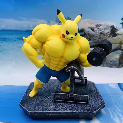 Pokemon Gym Bros Pikachu Figure (Unofficial, ~20cm) (w)