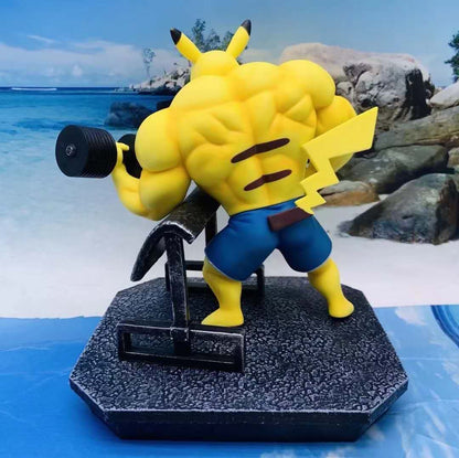 Pokemon Gym Bros Pikachu Figure (Unofficial, ~20cm) (w)