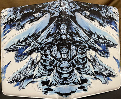 Yugioh Blue Eyes Ultimate Dragon Unofficial 9 Pocket Zippered Binder 360 Slot
