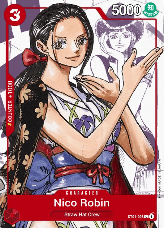 Nico Robin - ST01-008 (25th Edition) - One Piece Promotion Cards (OP-PR)