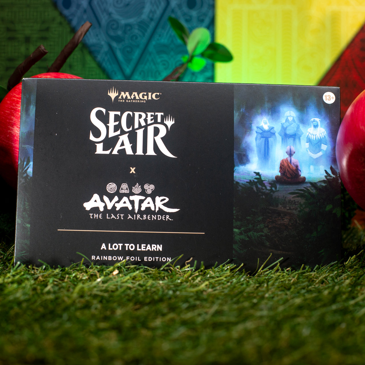 MTG Secret Lair x Avatar the Last Airbender A Lot To Learn Rainbow Foil Edition